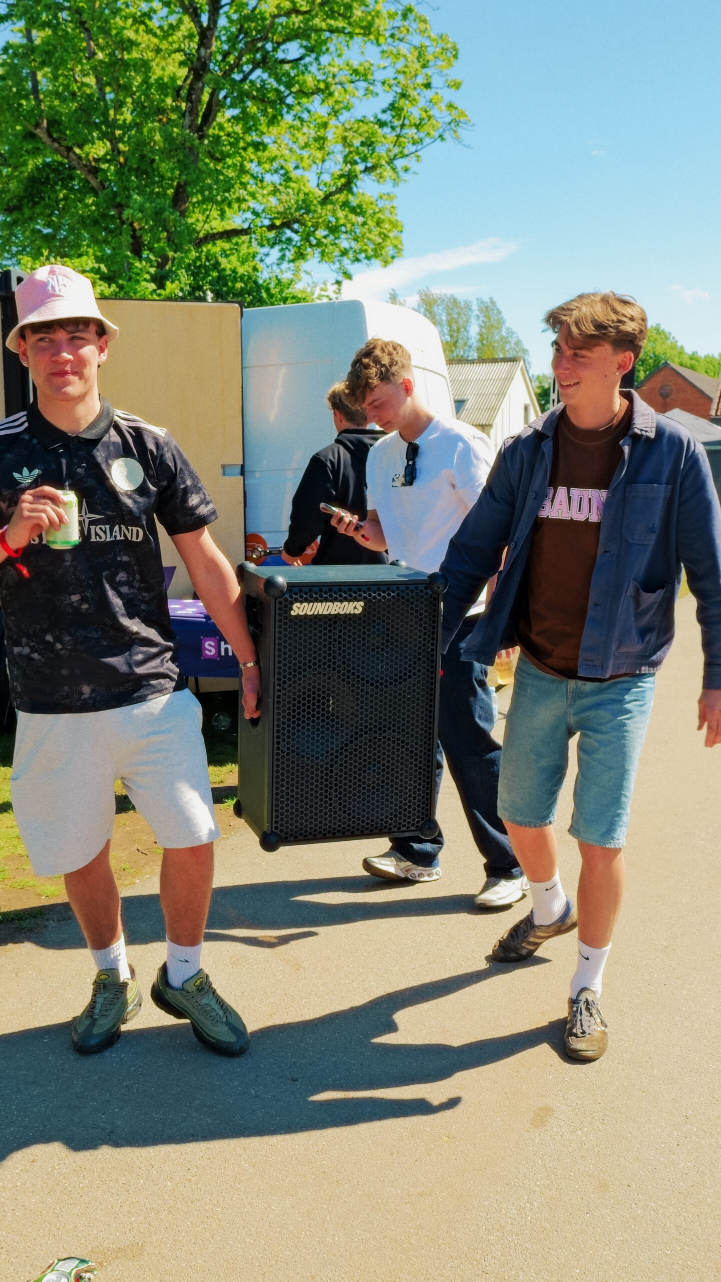 Soundboks camp-udstyr til Jelling Musikfestival